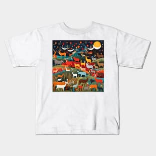 Animal Christmas Kids T-Shirt